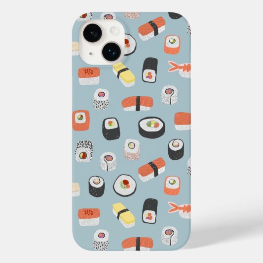 Japans Sushi Pattern Case-Mate iPhone Case (Achterkant)