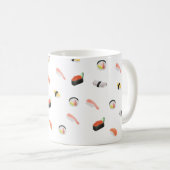Japans Sushi Pattern Koffiemok (Voorkant rechts)
