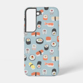 Japans Sushi Pattern Samsung Galaxy Hoesje (Achterkant)