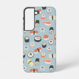 Japans Sushi Pattern Samsung Galaxy Hoesje