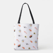 Japans Sushi Pattern Tote Bag (Achterkant)