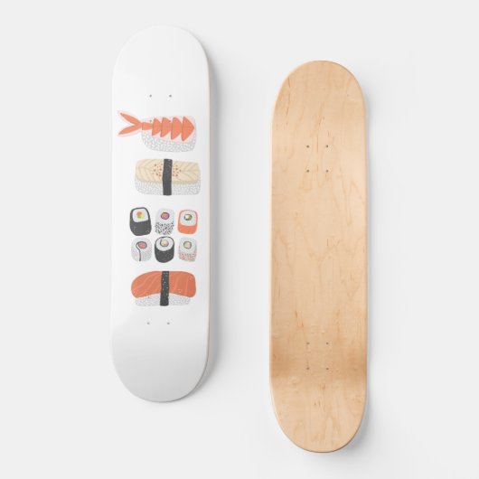 Japans Sushi Persoonlijk Skateboard (Voorkant)