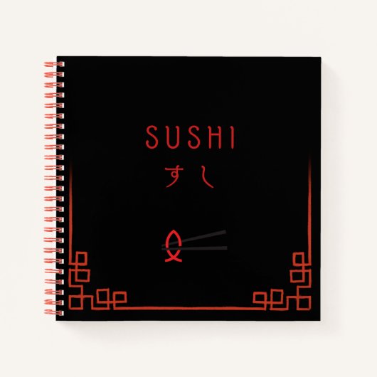 Japans Sushi Recepten Notitieboek (Voorkant)