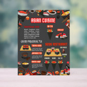 Japans sushi restaurant acryl bord (Neutraal)