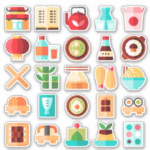 Japans Sushi Restaurant Assorted Sticker Pack