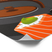 Japans sushi restaurant poster (Hoek)