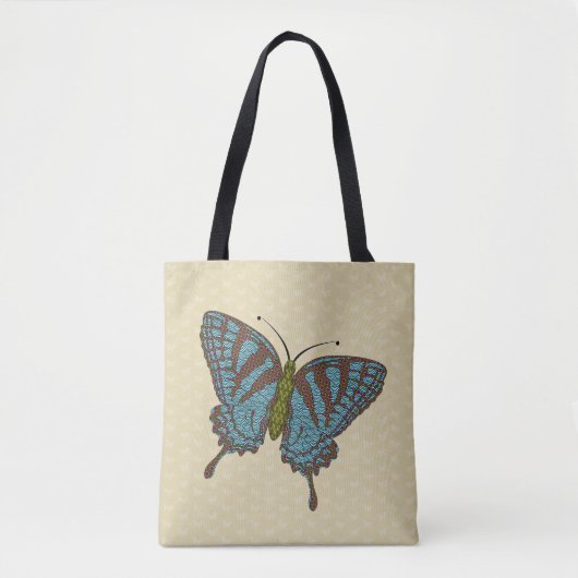 Japans Swallowtail All-Over-Print Tas (Voorkant)