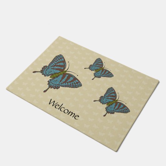 Japans Swallowtail Deurmat (Schuin)