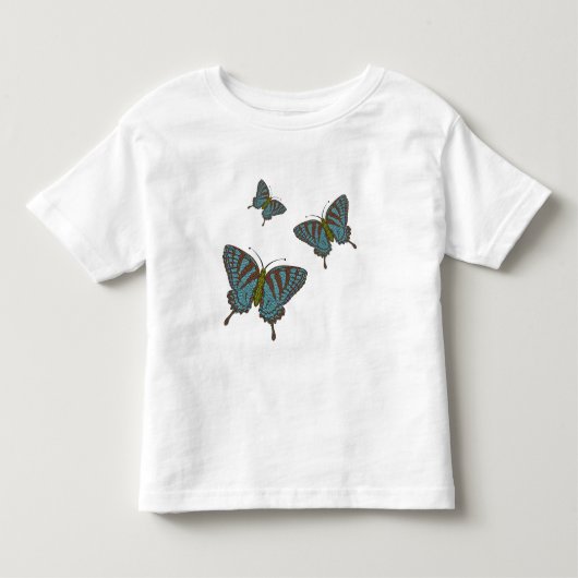 Japans Swallowtail Kind en Baby Shirt (Voorkant)