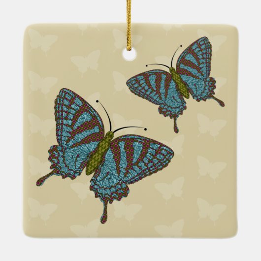 Japans Swallowtail Ornament (Achterkant)