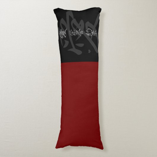 Japans symbool: liefde eer belofte lichaamskussen (Voorkant Verticaal)