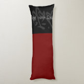 Japans symbool: liefde eer belofte lichaamskussen (Achterkant (Verticaal))