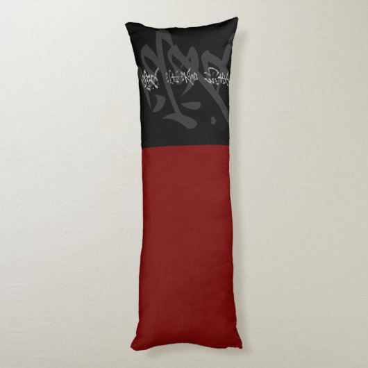 Japans symbool: liefde eer belofte lichaamskussen (Achterkant (Verticaal))