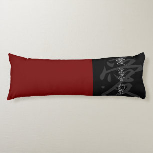 Japans symbool: liefde eer belofte lichaamskussen