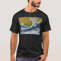 Japans T-shirt voor surfende egel