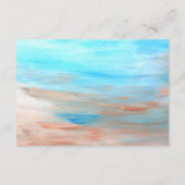 Japans Tancho Crane Bruiloft RSVP Kaart (Achterkant)