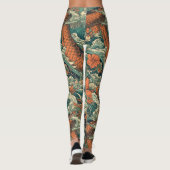 Japans Tattoo Art Zee Creatures Leggings (Achterkant)