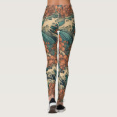 Japans Tattoo Art Zee Monster Leggings (Achterkant)