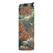 Japans Tattoo Art Zee Monster Thermosbeker (Gedraaid links)