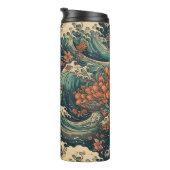 Japans Tattoo Art Zee Monster Thermosbeker (Geroteerd rechts)