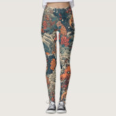 Japans Tattoo Art Zee Monsters Leggings (Voorkant)