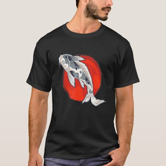 Japans Tattoo Dragon Koi Carp Japan Fish Urban A T-shirt (Voorkant)