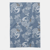 Japans Tattoo Koi (Carp) Theedoek (Verticaal)