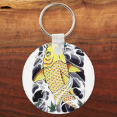 Japans Tattoo Koi Fish Design Sleutelhanger (Voorkant)