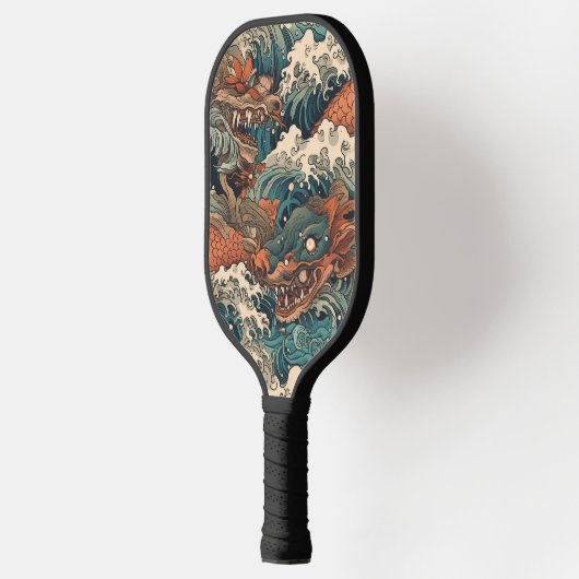 Japans Tattoo Kunst Pickleball Paddle (Links)