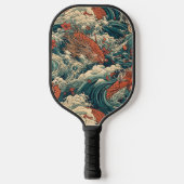 Japans Tattoo Kunst Pickleball Paddle (Voorkant)