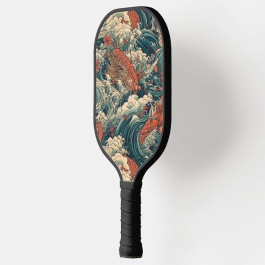 Japans Tattoo Kunst Pickleball Paddle (Links)