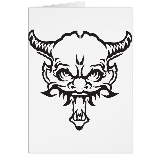 Japans Tattoo Oni Demon (Voorkant)