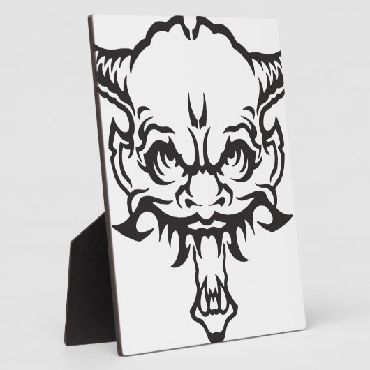 Japans Tattoo Oni Demon Fotoplaat (Zijkant)