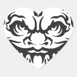 Japans Tattoo Oni Demon Hart Sticker