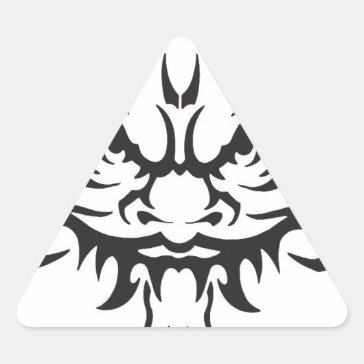 Japans Tattoo Oni Demon Sticker (Voorkant)