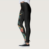 Japans Tattoo stijl Dragon Leggings (Links)