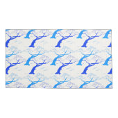 Japans tekenboompatroon in de stijl van kersen in kussensloop (Achterkant-Links)