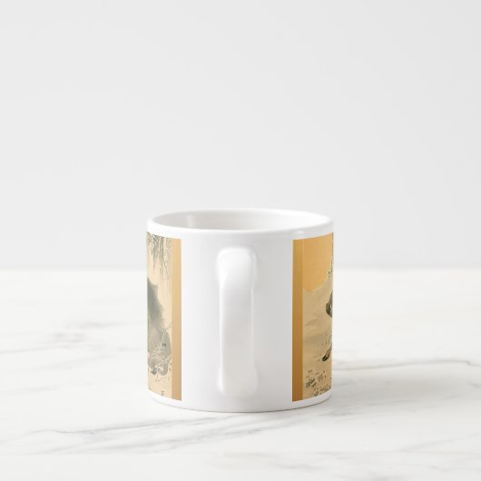 Japans tekenjaar bij varken, Mok (Achterkant)