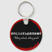 Japans tekstspreekwoord sleutelhanger (Voorkant)