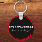 Japans tekstspreekwoord sleutelhanger (Voorkant)