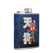 Japans Tengu Yokai monster Heupfles (Rechts)