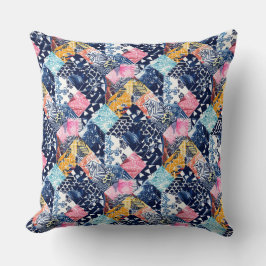 Japans Textiel decoratieve kimono geïnspireerd 1 Kussen