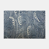  Japans textiel, golfpatroon Deurmat (Voorkant)