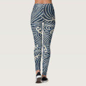 Japans textiel, golfpatroon Leggings (Achterkant)