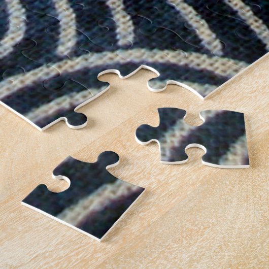 Japans textiel, golfpatroon Legpuzzel (Zijkant)