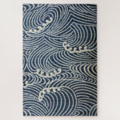 Japans textiel, golfpatroon Legpuzzel (Verticaal)