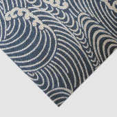  Japans textiel, golfpatroon Tissuepapier (Detail)