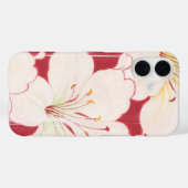 Japans Textiel iPhone 16 Hoesje - Sakura Art (Achterkant (horizontaal))