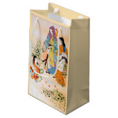  Japans textiel Klein Cadeauzakje (Achterkant Gekanteld)