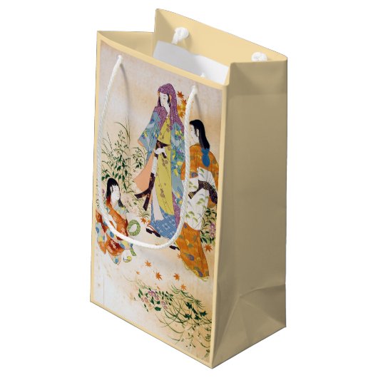  Japans textiel Klein Cadeauzakje (Achterkant Gekanteld)